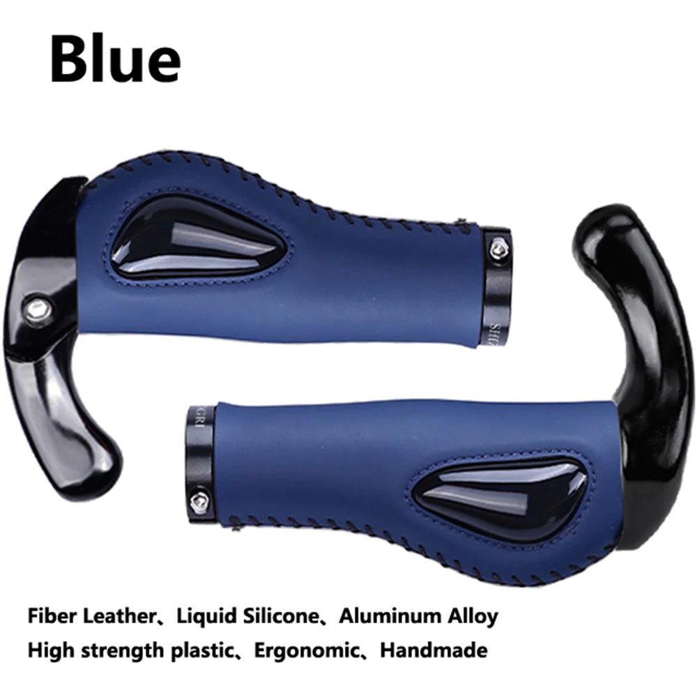

1 Pair Mountain Bike Locking Engineering Grip Cover Horn Vice Handlebar Bicycle Accessories Locking Grips Cover Bicycle Supplies