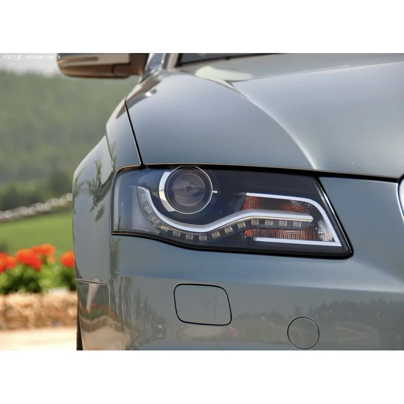 Suitable For 09-12 Audi A4 Headlight Assembly B8 Modified To TT Style With LED Lens Daytime Running Lights And Dynamic Turn Sign