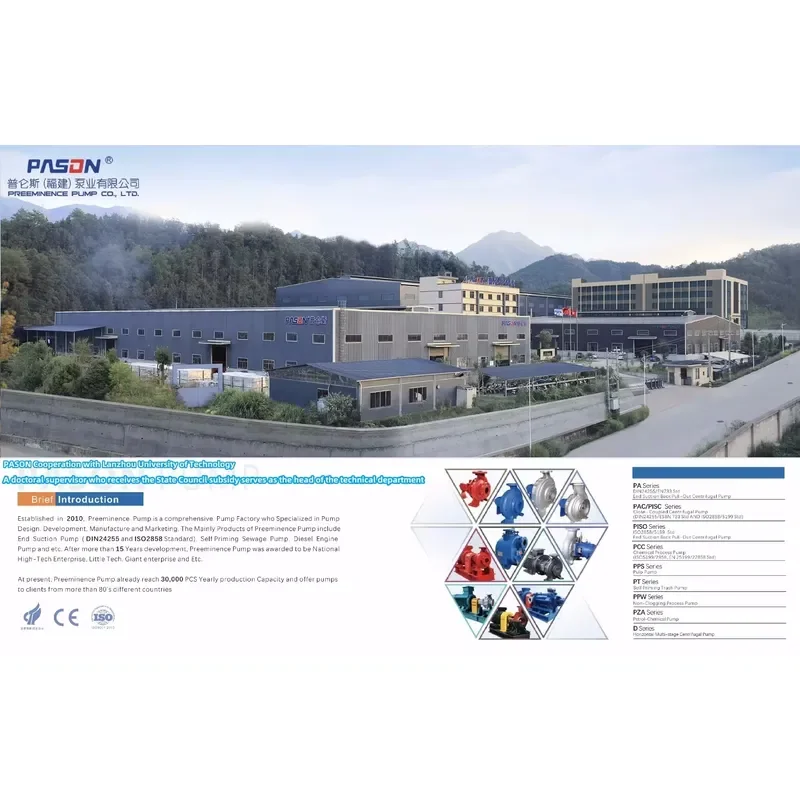 Easy Maintenance Manufacture Quantity Control Cast Iron Stainless Steel Hot Sales Factory Supply DIN23255/EN733 Centrifugal