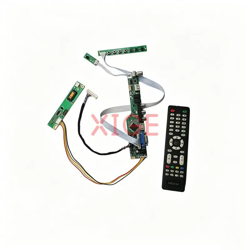 

For IAUX14 ITUX97 HSD150PU1 HV150UX1 Screen Drive Controller Board Kit DIY 1600x1200 1-CCFL 30Pin LVDS USB+AV+VGA+HDMI 1600*1200