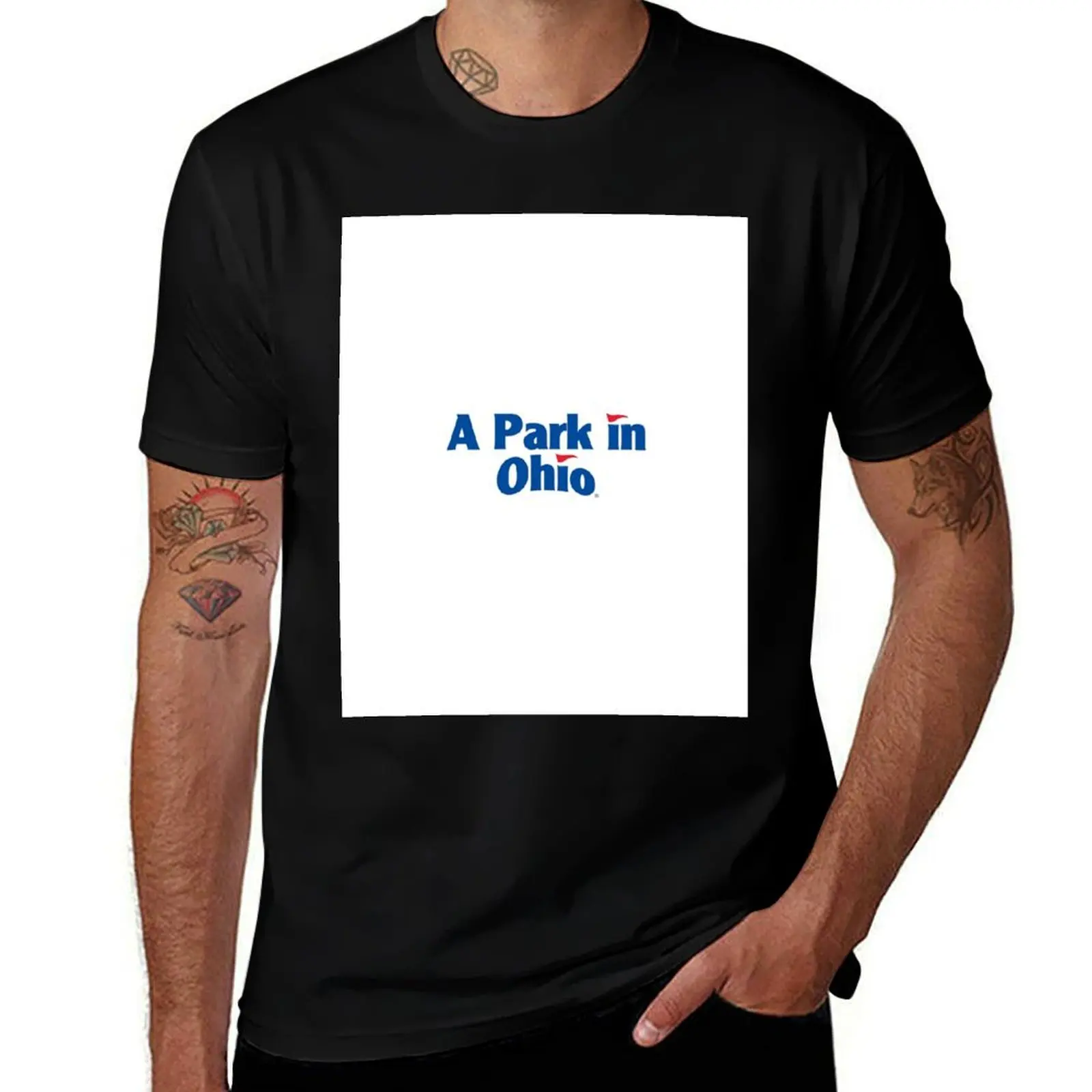 

A Park In Ohio T-Shirt customs design your own plain summer clothes baggy shirts t shirt men 100℅ cotton