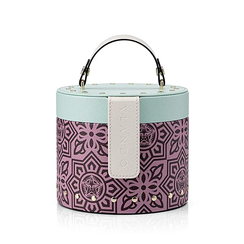 

*Bucket Jewelry Box Bracelet Earrings Jewelry Storage Box Portable Exquisite Handbag