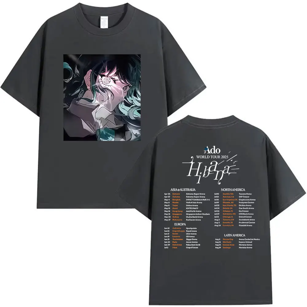 Japan Singer ADO World Tour 2025 Hibana Graphic T Shirts Men Women