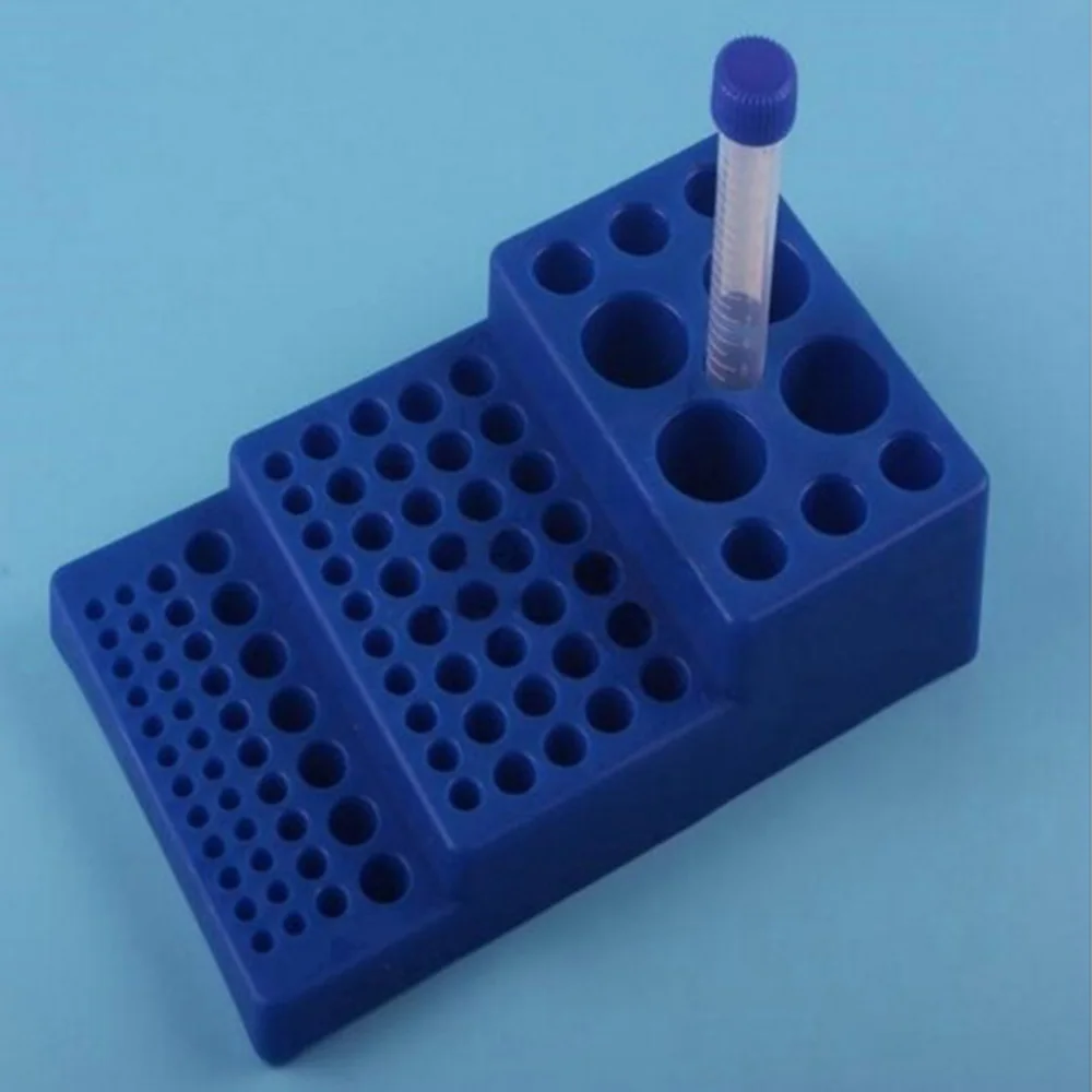 1pcs plastic Ladder-type 0.2ml to 50ml Multifunctional centrifuge tube rack centrifugal pipe holder test tube stander