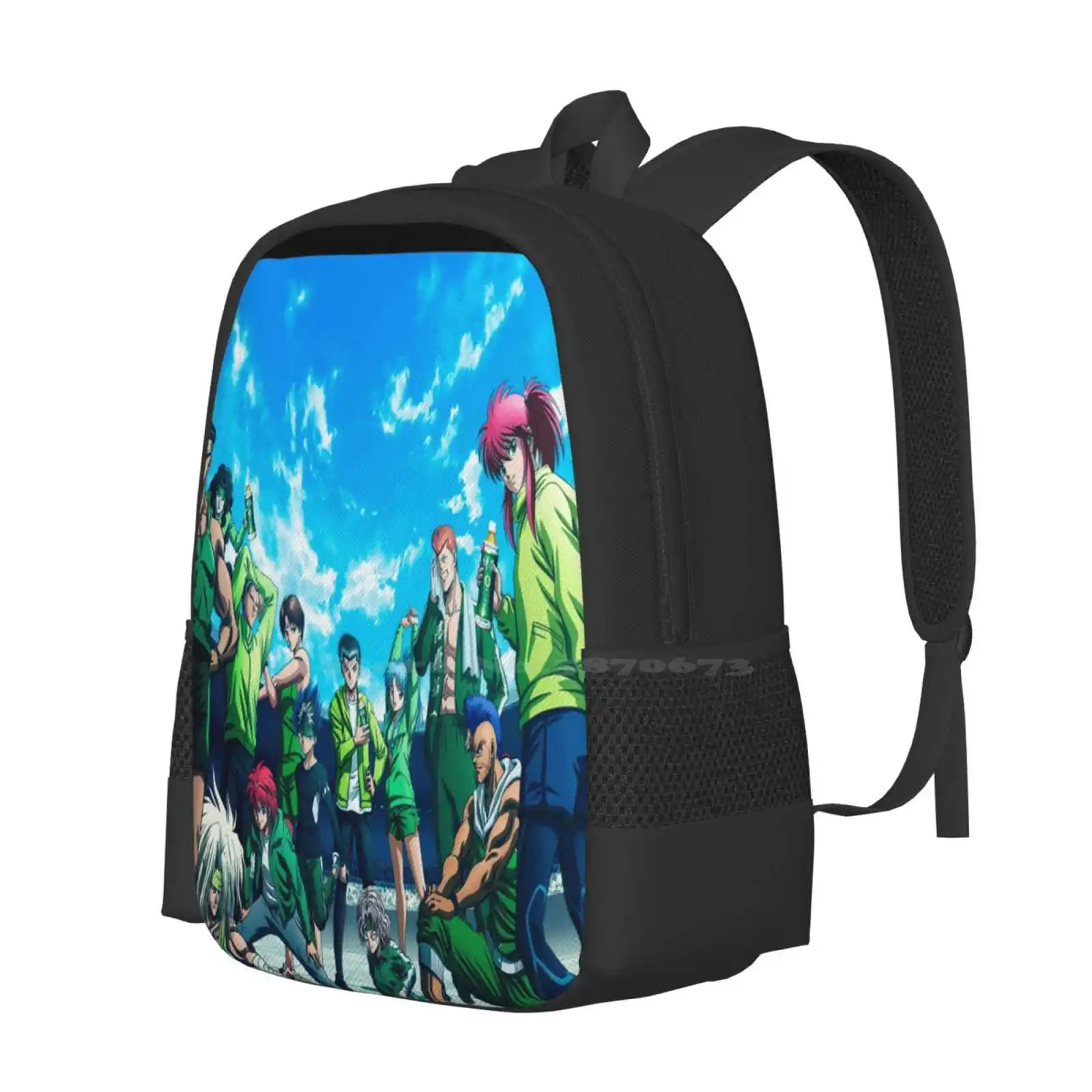 Anime Yu Yu Hakusho Trendy Pattern Design Laptop Travel School Bags Anime Yu Yu Hakusho Anime Yu Yu Hakusho Anime Yu Yu Hakusho