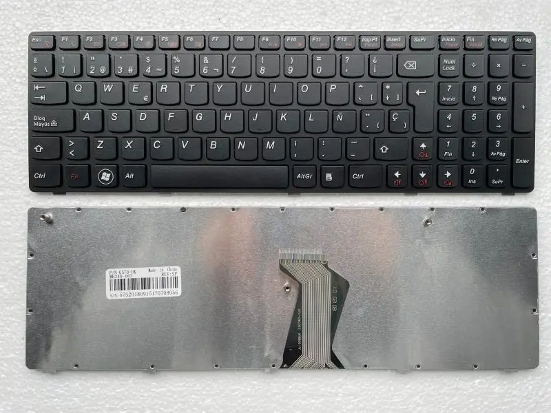 EUA/RU/SP/GR/FR Novo teclado de laptop PARA LENOVO G570 Z560 Z560A Z560G Z565 G575GX Z560GL G570A G770 G780