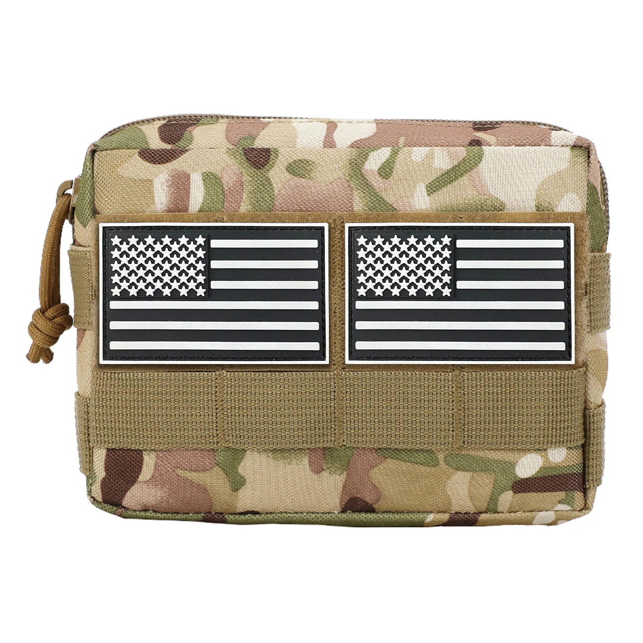 Multi functional hunting accessory bag MOLLE system vest sub bag outdoor EDC storage small bag camouflage tool kit
