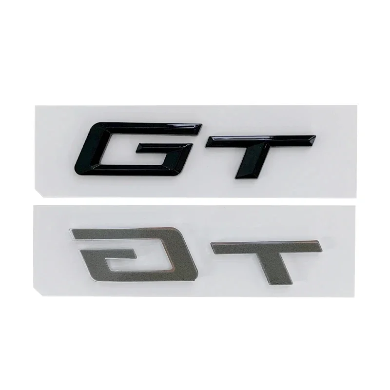 3d ABS GT Logo Litery Emblemat bagażnika samochodowego Odznaka do BMW serii 5 3 320d E36 320 C 400 650 530 F07 F34 G32 GT Naklejka Akcesoria