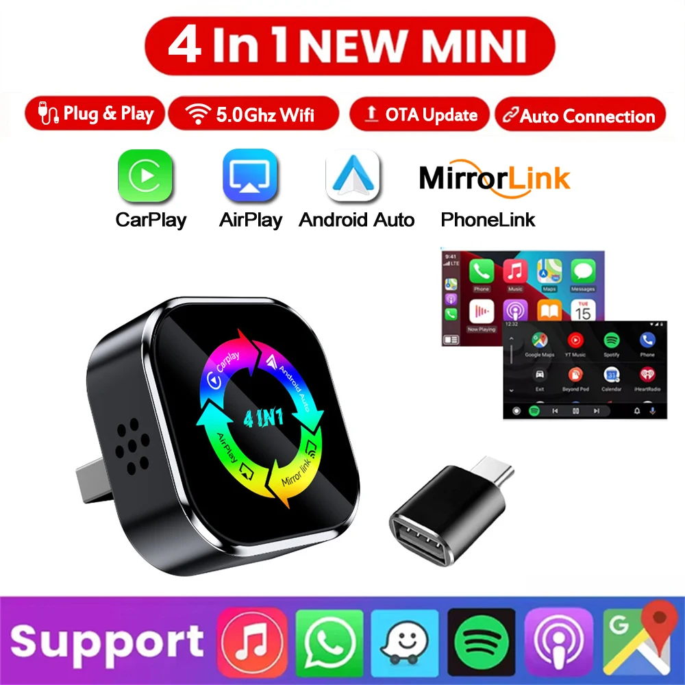 4 In 1 Wireless Car…