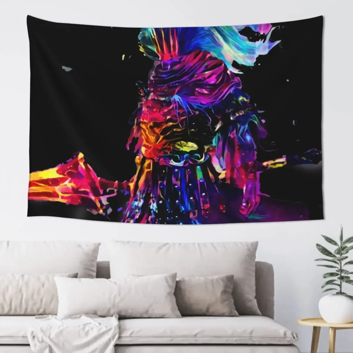 Nameless Synthwave King Tapestry Kawaii Room Decor Decoration Aesthetic Bedroom Decor Tapestry