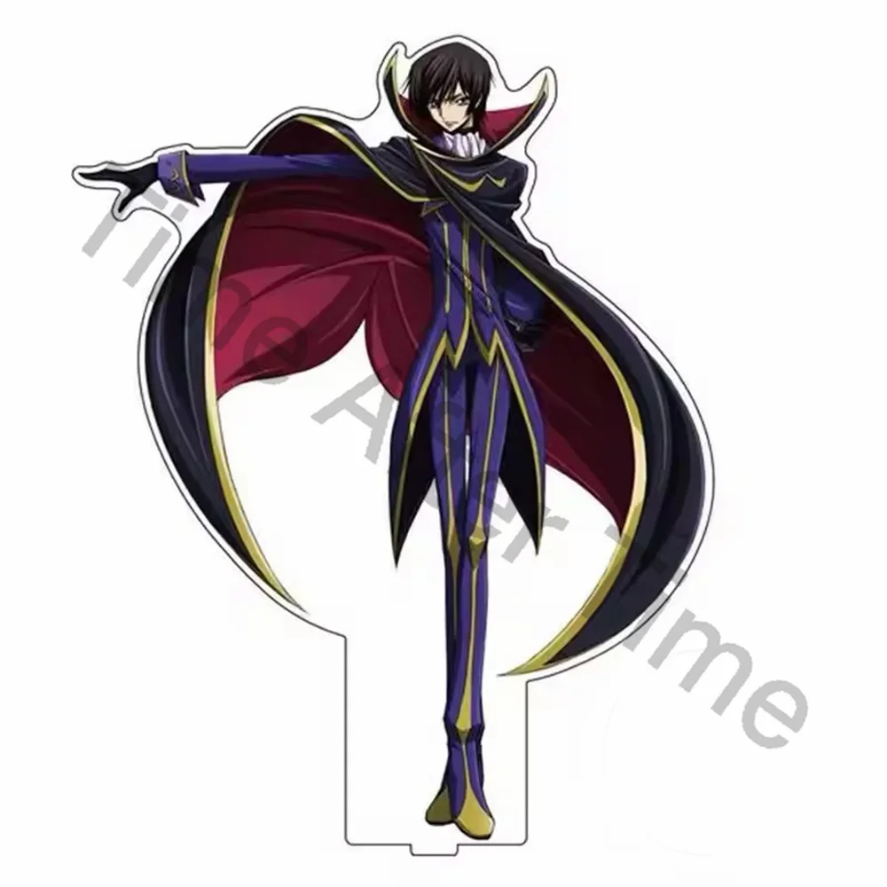 New Anime Code Geass Acrylic Stand Model Figure Cosplay Plate Holder Topper Birthday Fans Christmas Desk Decor Plate Gift