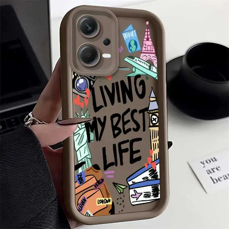 Note12 Positive Dreams Sky Eye Ladder Etui na telefon do Redmi Note 13Pro 13 13ProPlus 13Pro 12R 12Pro 12Turbo 12S 11 10 Cover