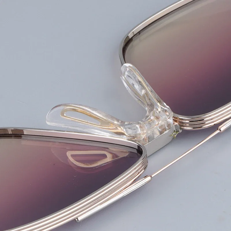 JMM JAGGER مصمم متدرج خارجي مصنوع يدويًا في اليابان نظارات شمسية Uv400 مصنوعة من خليط معدني كلاسيكي عالي الجودة مع حافظة