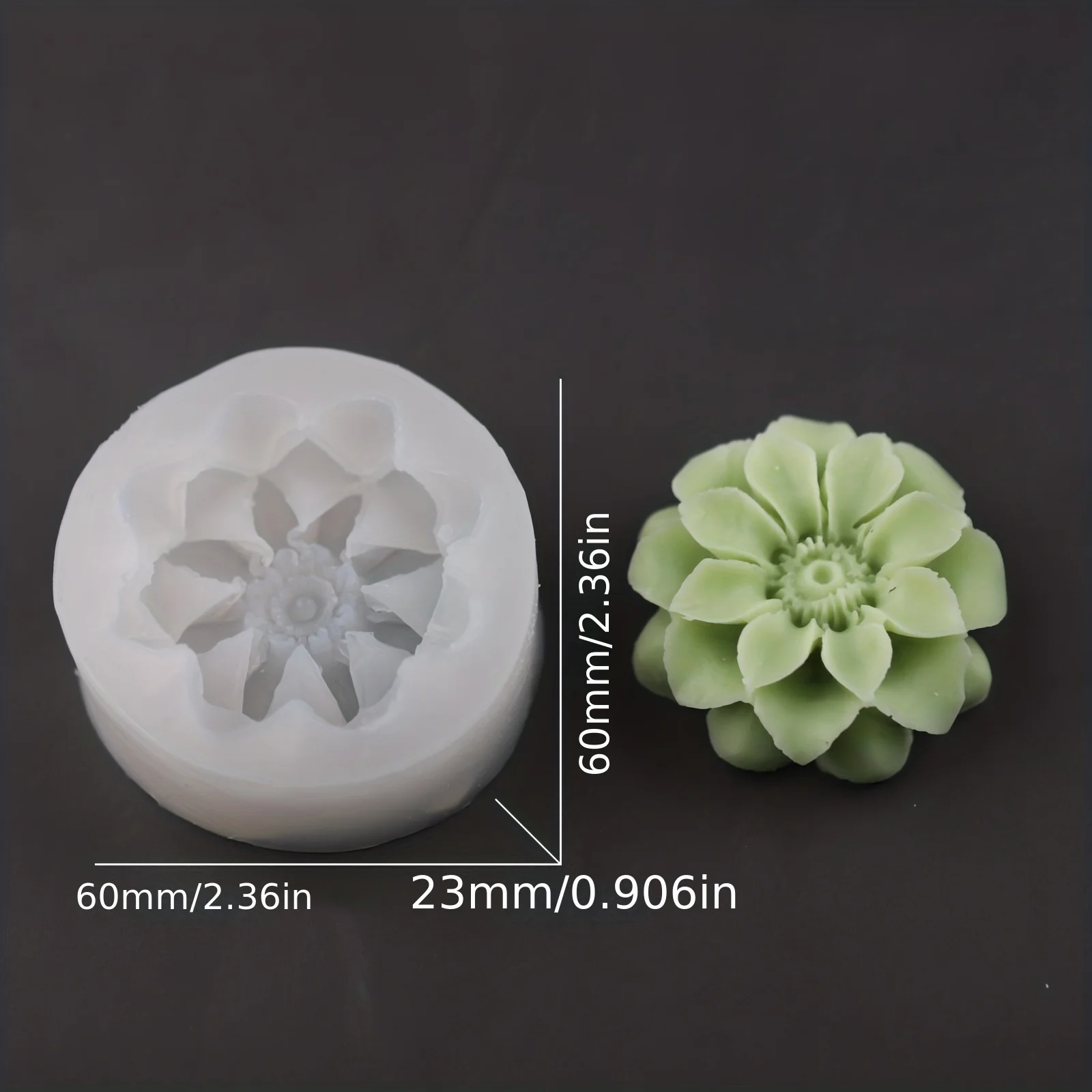 Flower Silicone Mold DIY Handmade Cake Baking Mold Home Decoration Soap, Candles, Gypsum Mold.