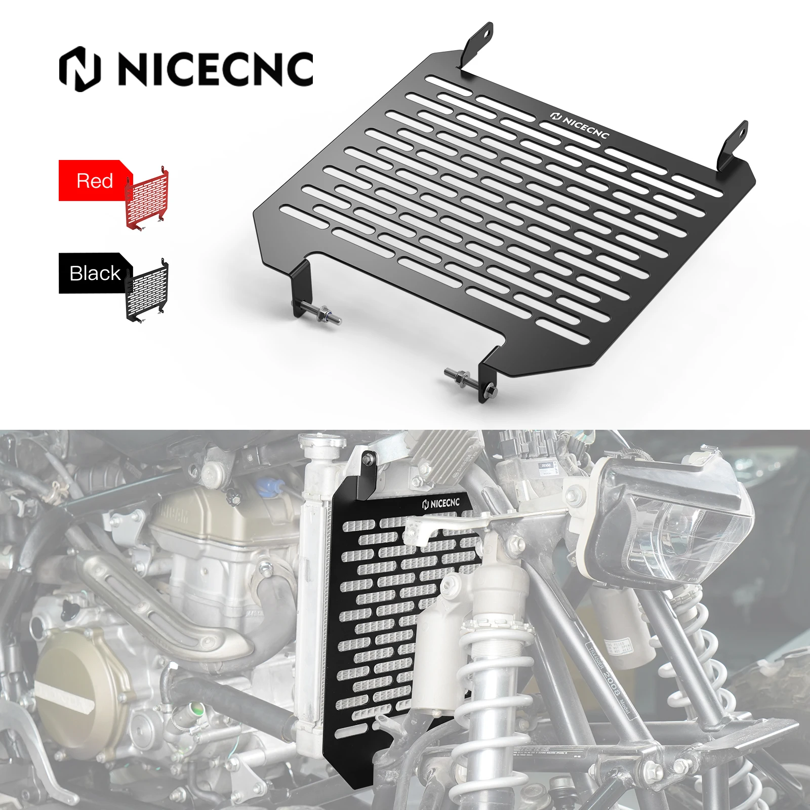 

Для Honda TRX450R 2006-2009 Защитная крышка радиатора ATV TRX 450ER 19010-HP1-601 6061-T6 алюминий отличная производительность фильтрации