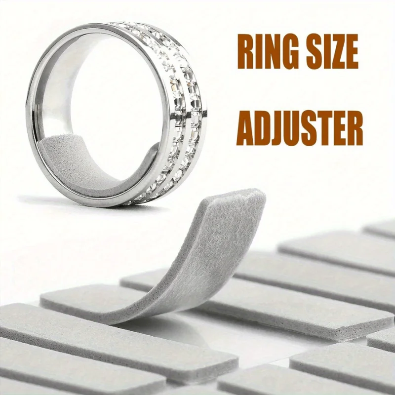 Ring Sizing Inserts 1 Pack, Invisible Ring Resizing Tool to Tighten and Secure Loose Oversized Rings