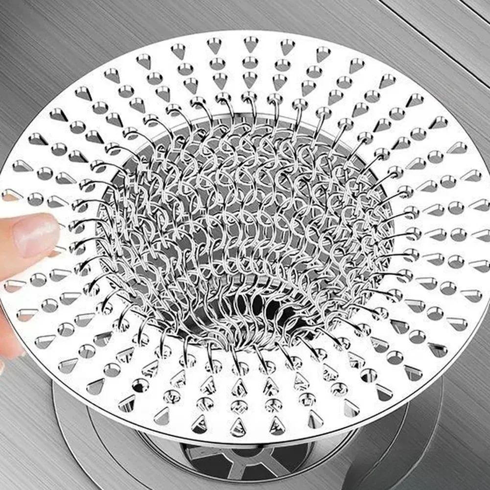 

Long-lasting Metal Sink Drain Strainer: Catch Hair & Remainder, Easy To Clean Strainer Filter Bathroom Sink Strainer Drain