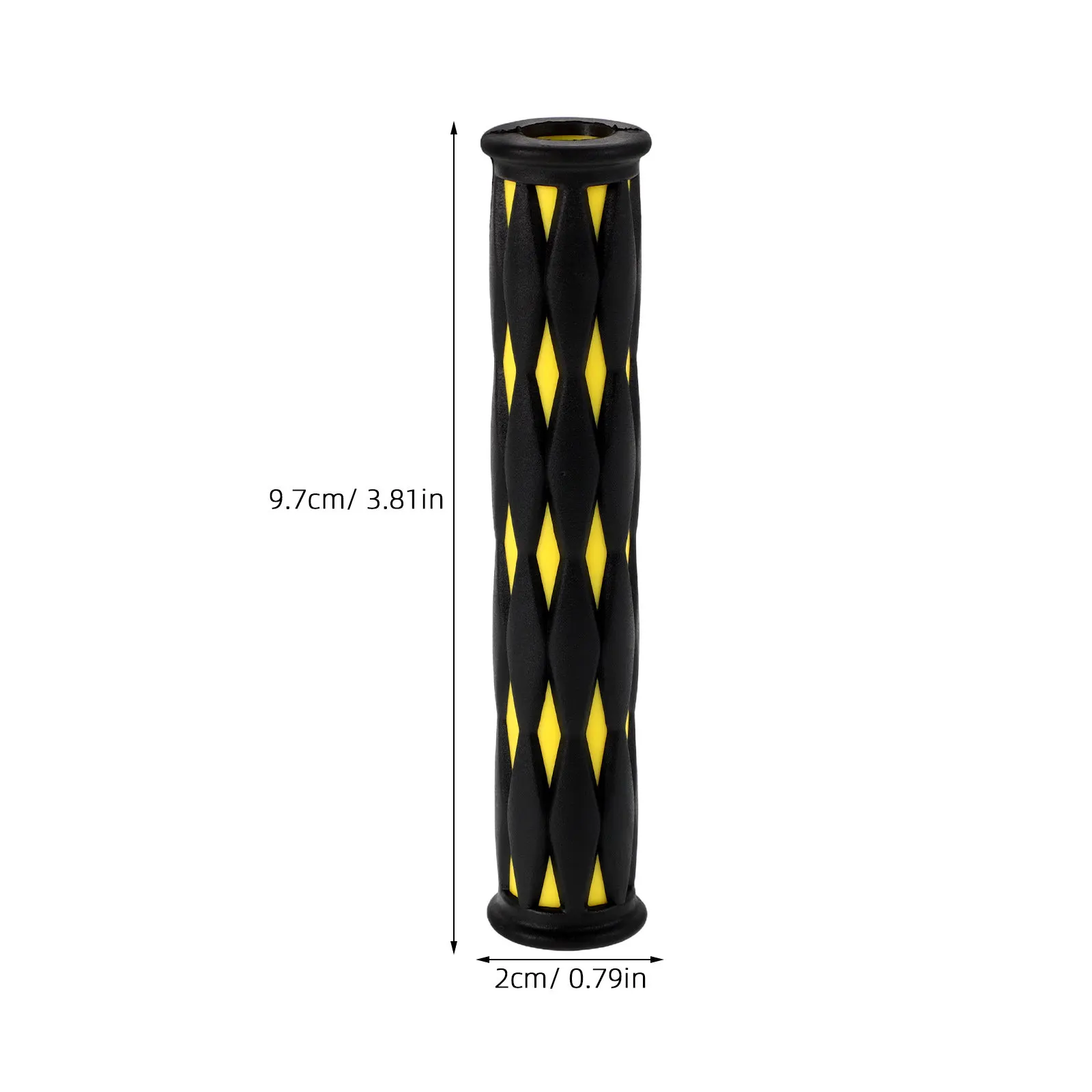 1Pair Universal Motorcycle Handlebar Grip Covers Rubber Anti-Slip Comfortable Long Ride Ergonomic Electric Bike Scooter
