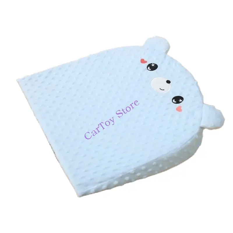 وسادة رضاعة مريحة للأطفال الرضع وسادة إسفين للنوم والرضاعة الطبيعية وسادة داعمة بنمط كرتوني