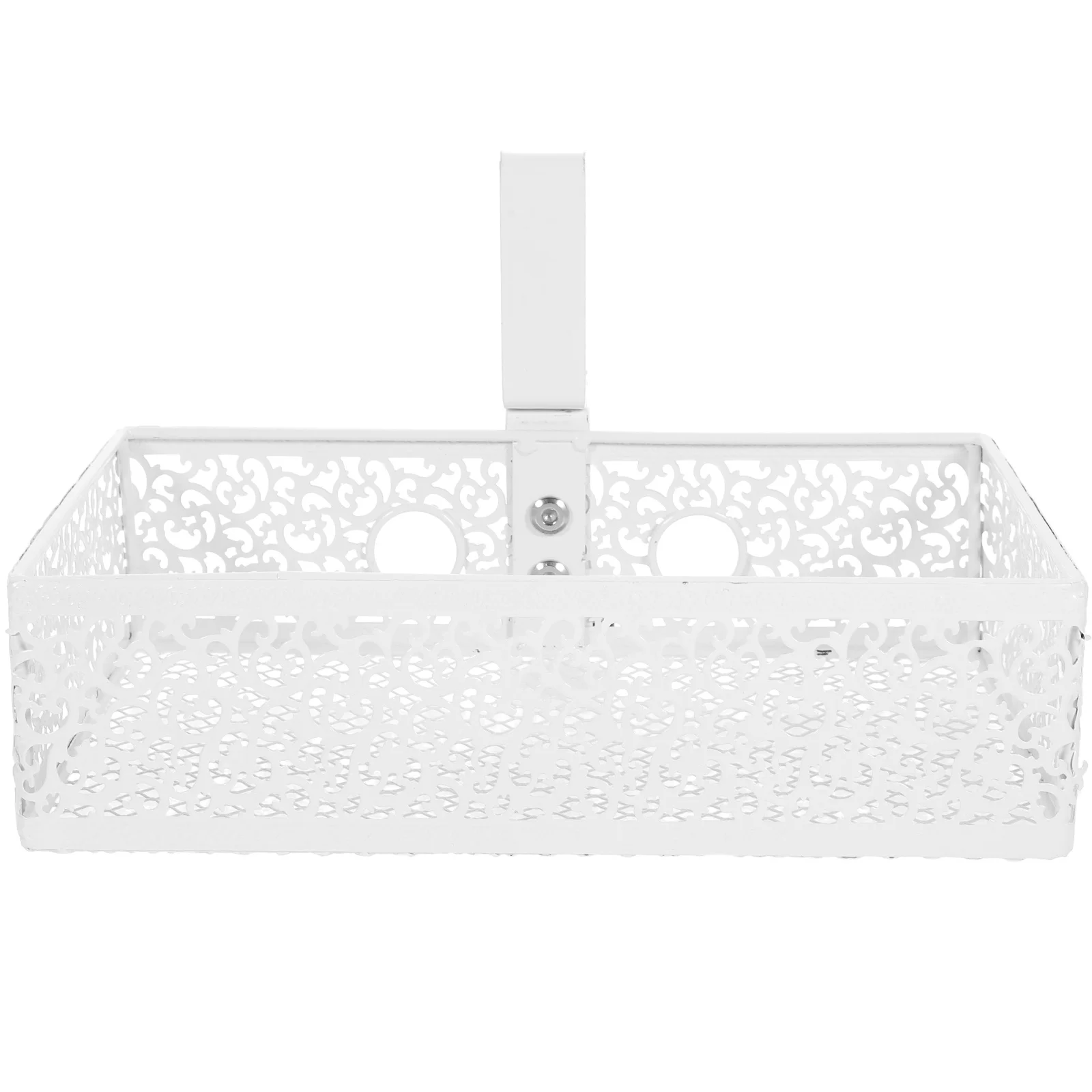 

Hidden Desktop Edge Storage Basket Sturdy Organizer Under Desk Office Dorm Large Capacity File Holder Document Organizer