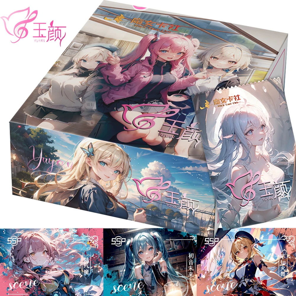 Beautiful Woman Goddess Story Collection Cards Hatsune Miku Mai Shiranui Colorful Gorgeous Scene Series SSP Cards Children Gift