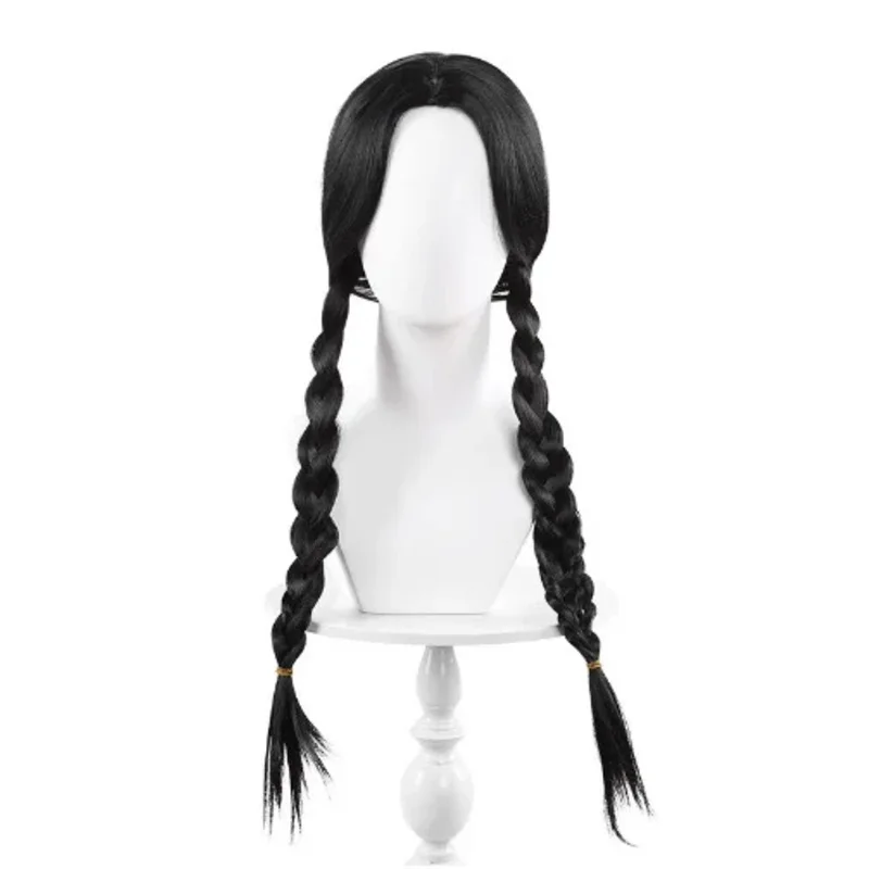 sisi 2233Halloween Wednesdy Merlina Adams disfraz de cosplay para niña traje gótico de tul vestido tutú de capas con cinturón Carni elegante