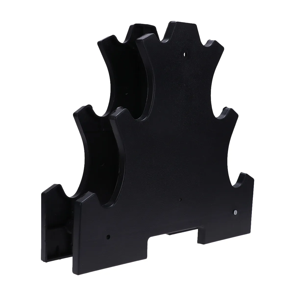 Dumbbell Dispaly Rack Sturdy ABS Construction Prevents Rolling Protects Floors Compact Design Fits Any Room Dumbbell Storage
