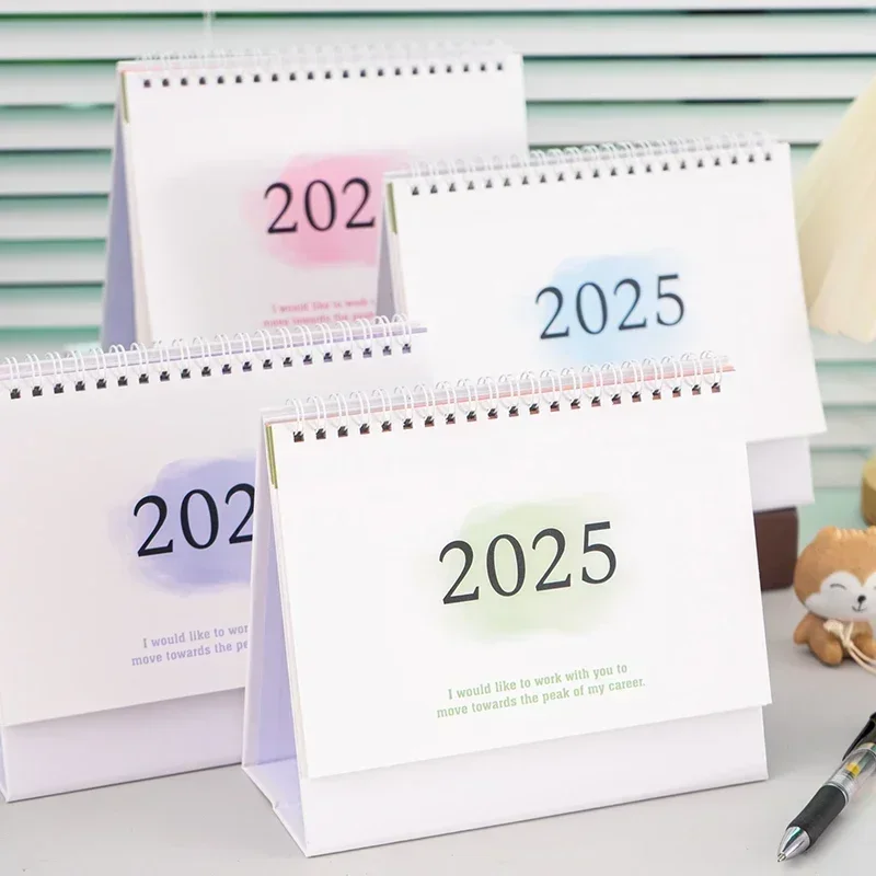 

2025 Large Calendar Kawaii New Year Desk Calendar Annual To Do List Simple Desk Decor Daily Planner Time Schedule Organizers