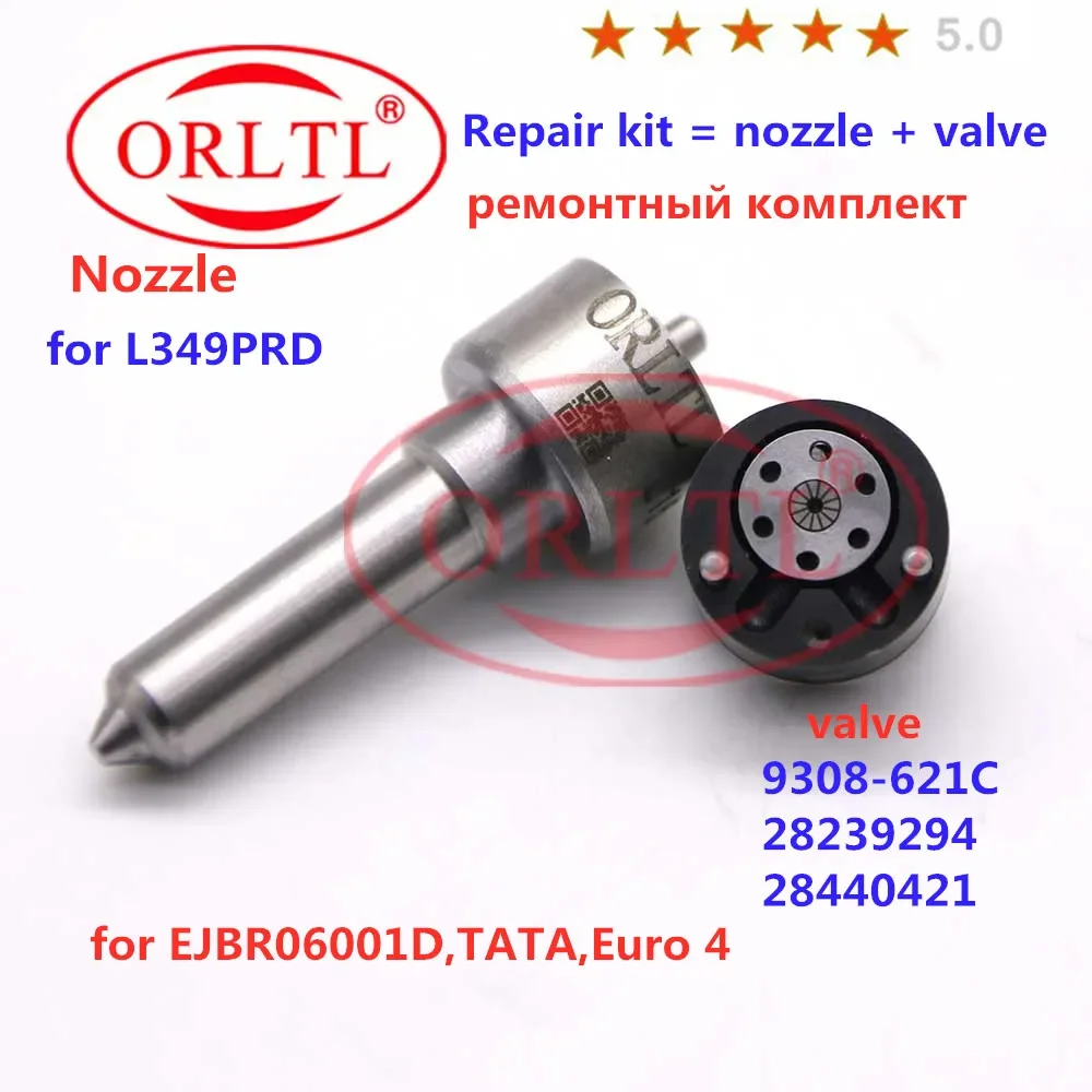 

for EJBR06001D 9656389980 TATA,Euro 4 NOZZLE L349PRD INJECTOR VALVE 9308-621C REPAIR KITS ( 7135-617)