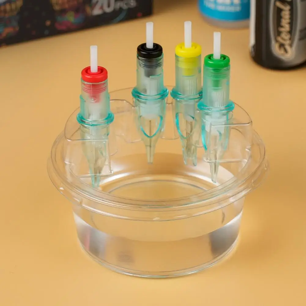 

Одноразовый встроенный держатель для игл, 20 шт./кор. чашки для чистки татуировок, пластиковая цельная система картриджей для татуировки S7W6