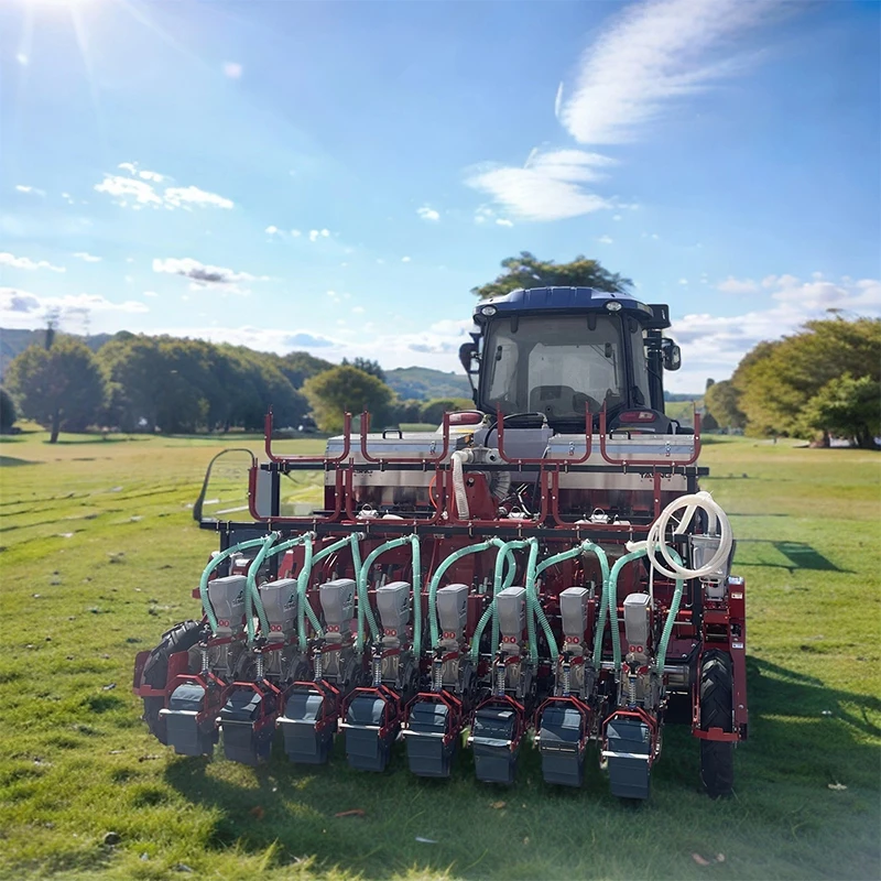 Precise Seeding Carrot Air Suction Seeder Highly Intelligent 8 Rows Pneumatic Vegetable Seeder 12 Rows 14Rows Field Planting