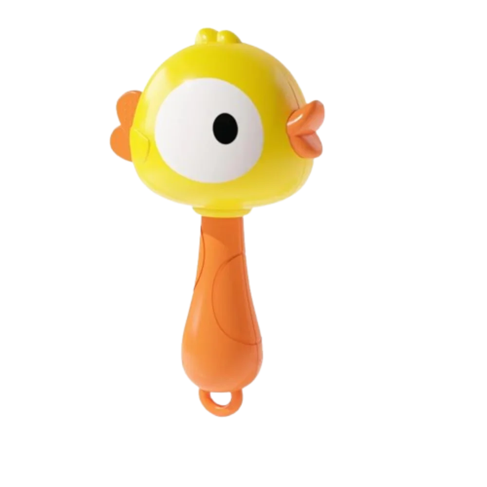 Cute Plastic Children Frog Sand Hammer Soft Appease Instrument Sand Hammer Potable Interactive Duck Sand Hammer Toy Kids Gift