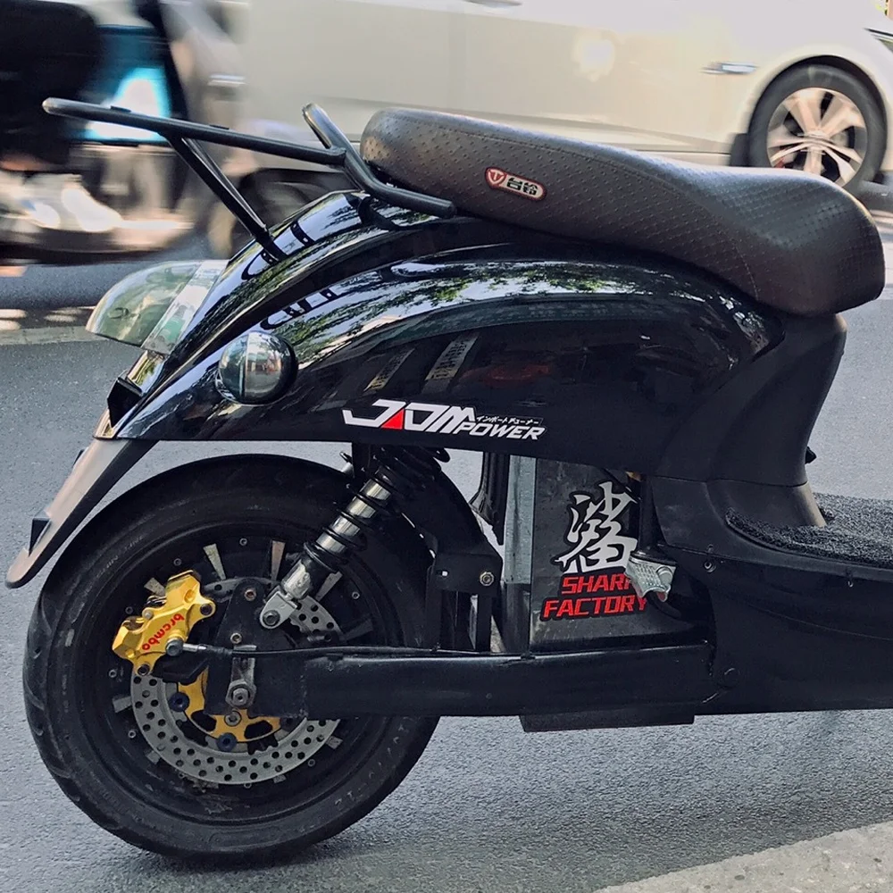 JDM Stickers JDMPOWER Reflective And Rainbow Stickers For Motorcycles Cars