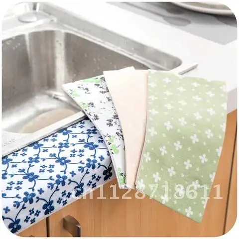 Sale Hot 1pcs self sticky can be cut Kitchen Sink Adhesive Waterproof Stickers Water Sucking Home Kitchen Washbasin Stickers