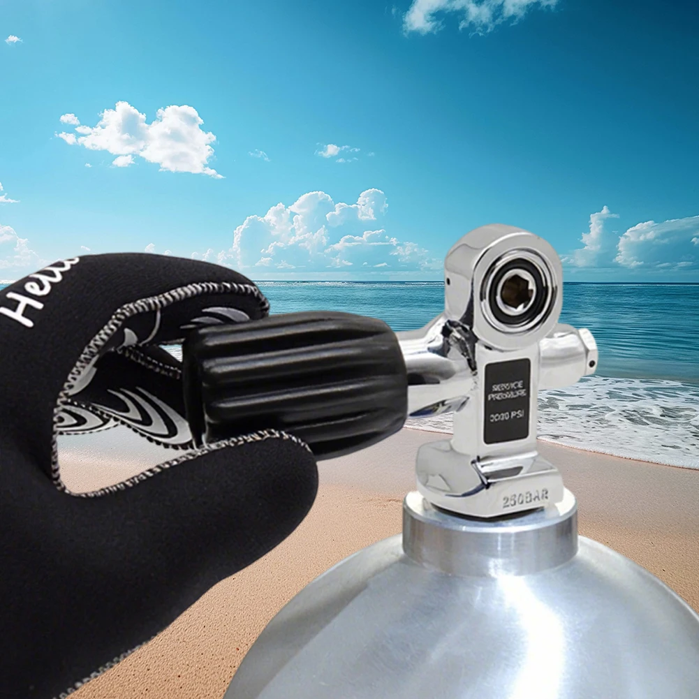 

Ручка клапана бака для подводного плавания, крышка клапана воздушного бака, сменный клапан бака для подводного плавания, клапан резервуара для подводного плавания, маховик, аксессуары для дайвинга