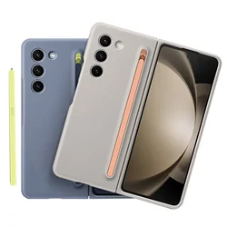 For Samsung Galaxy Z Fold 5 S-Pen Protective Case Cover, Samsung Galaxy Z Fold5 Liquid Silicone Shockproof Shell, EF-OF94P Capa