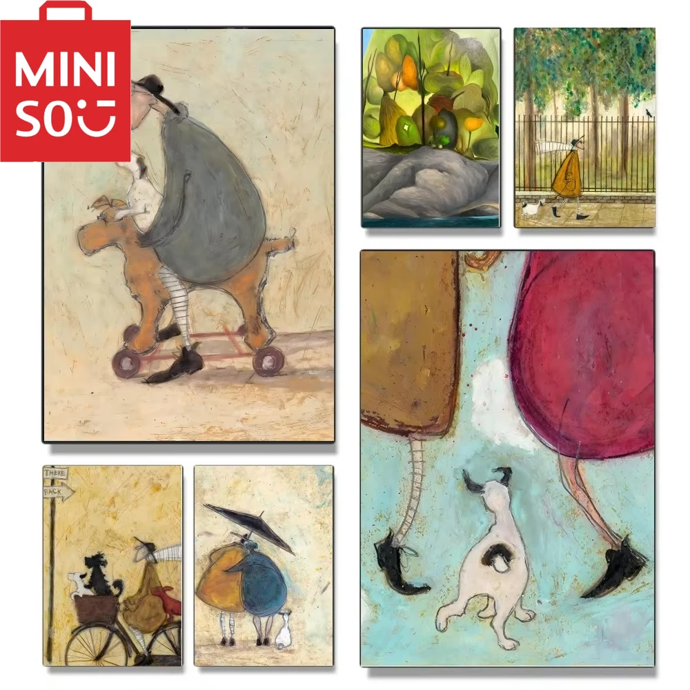 طلاء مينيسو بالأرقام للبالغين المبتدئين سام توفت فن المناظر الطبيعية التجريدي هدية مثالية، هدية الذكرى السنوية،