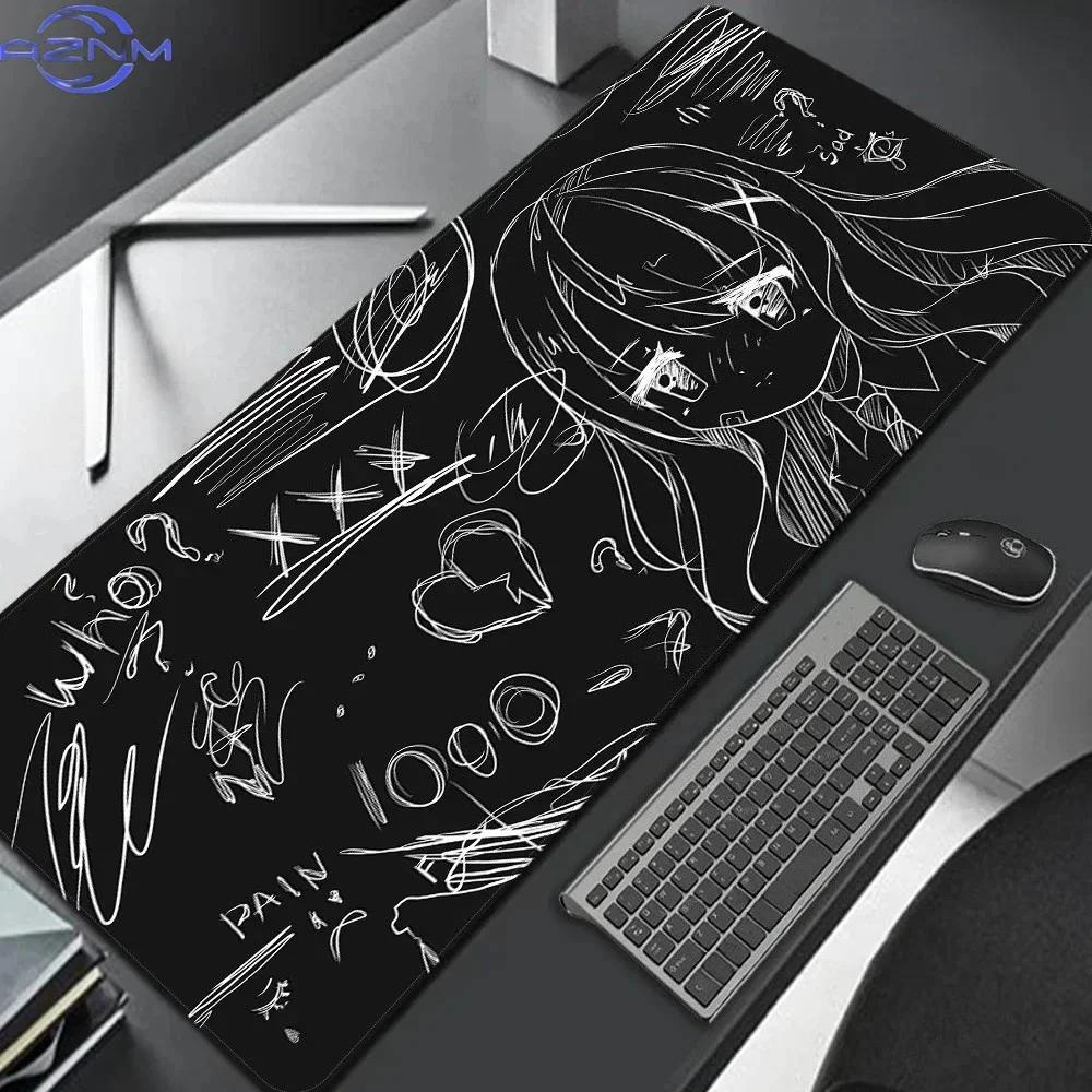 pc Mousepad Kawaii Desk Mat Anime Mouse Mat Kawaii Gaming Pad on The Table Setup Gamer Accessories Keyboard Mat Mouse Rug Carpet
