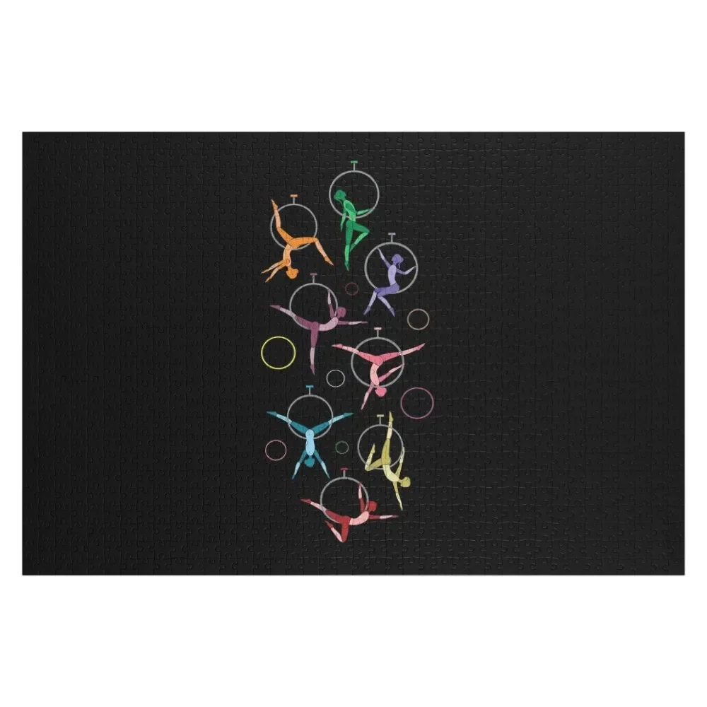 

Aerial Hoop Silhouettes Jigsaw Puzzle Custom Child Personalized Child Gift Custom Gift Puzzle