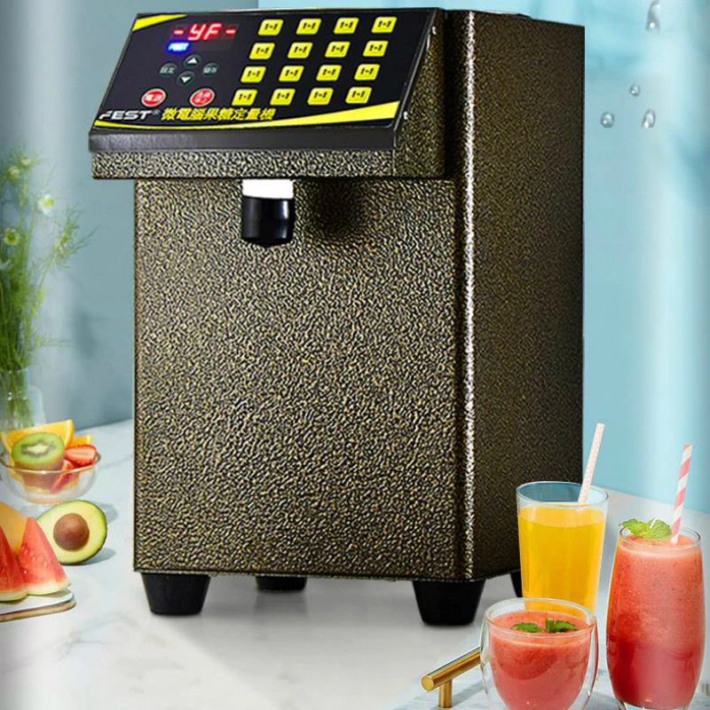 16 grid fructose quantitative machine, automatic fructose dispenser, coffee syrup dispenser, milk, tea house