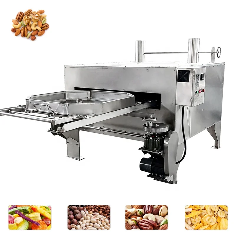 LONKIA Flavored Salt Groundnutn Seed Roaster Roasted Mandelprofi Cashew Nut Swing Oven Roasting Machine Cashew Nut Swing Roastin