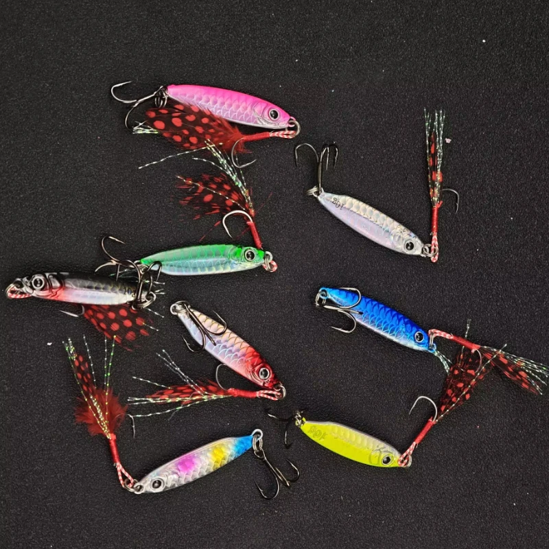 16pcs/set Metal Jig Spoon 10g/30g Cast Jigging Spoon Saltwater Jig Shore Jigging Lures Seabass Metal  Cast Jig Spoon Lure view 4