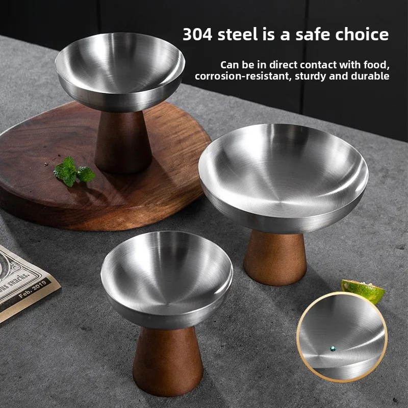 YFY ice cream cup stainless steel goblet ice cream cup pudding cup salad dessert bowl light luxury creativity