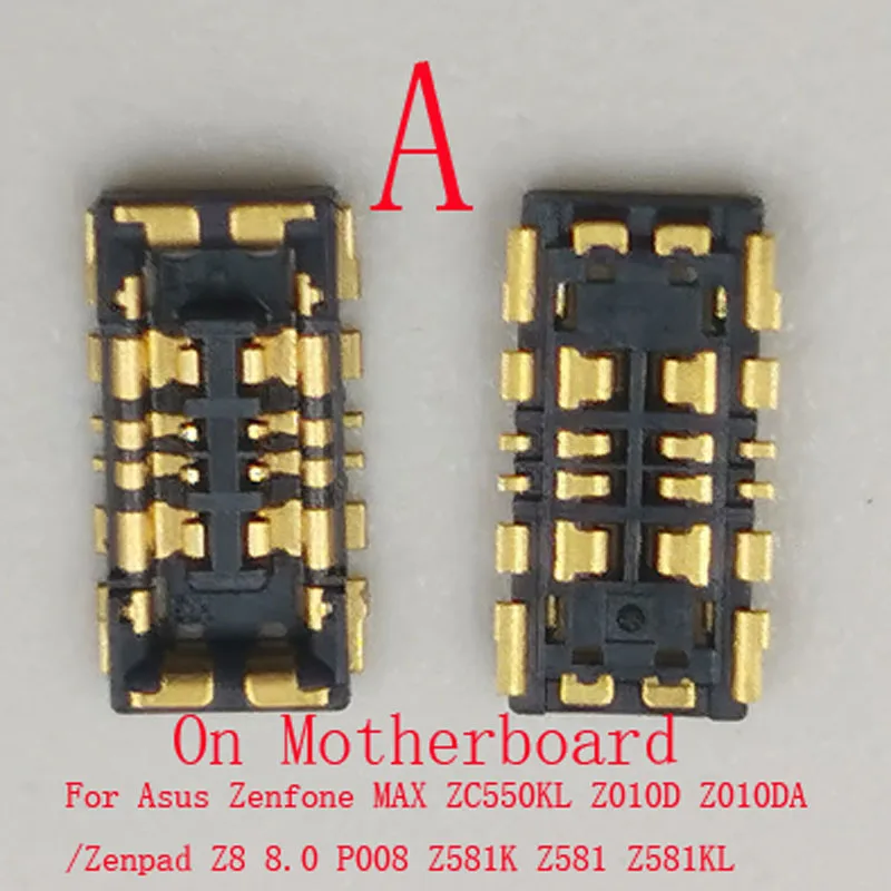 2-10Pcs Battery Flex FPC Connector Plug For Asus PadFone S Infinity A80 A86 Zenfone 6 5 MAX Zenpad Z8 PF500KL A500CG A600CG T00F
