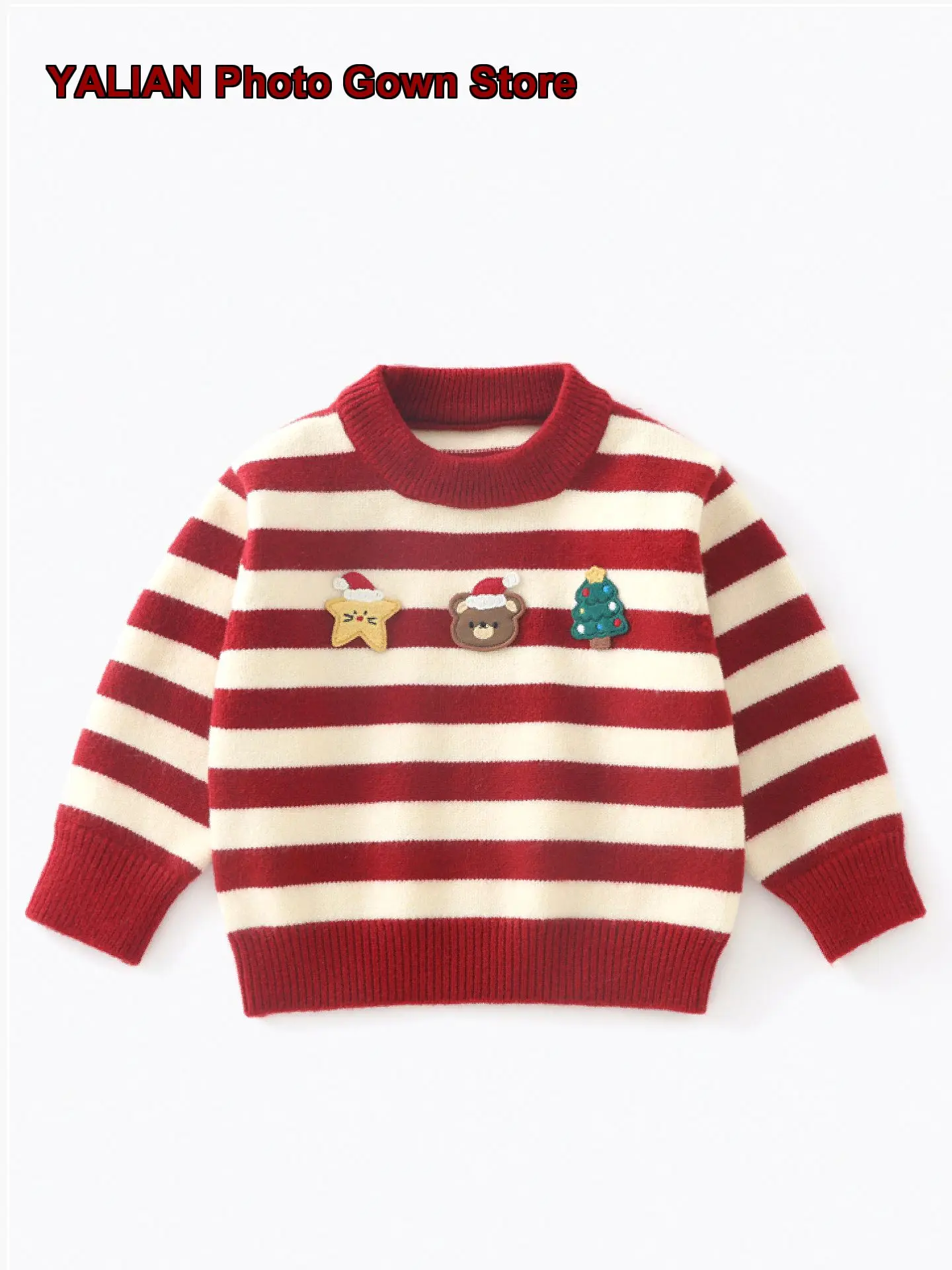 Duudu Baby Infant New Year Top Knit Christmas Clothes Kids Base Layer New Year Outfit