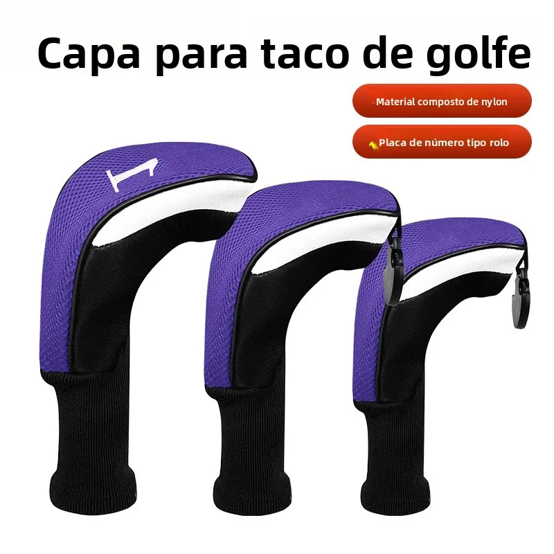 bcgolf-ゴルフクラブヘッドカバー-3-点セット-ユニセックス-通気性-耐摩耗性-傷防止-高弾性-マルチカラー