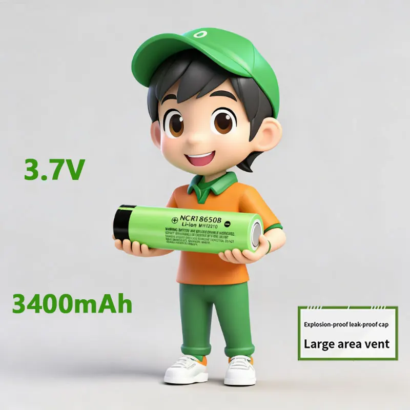 

100% NCR18650B 3400mAh 3.7V 34B 18650 Rechargeable Lithium Battery For Flashlight Camera Toy Car Screwdriver Cells battery