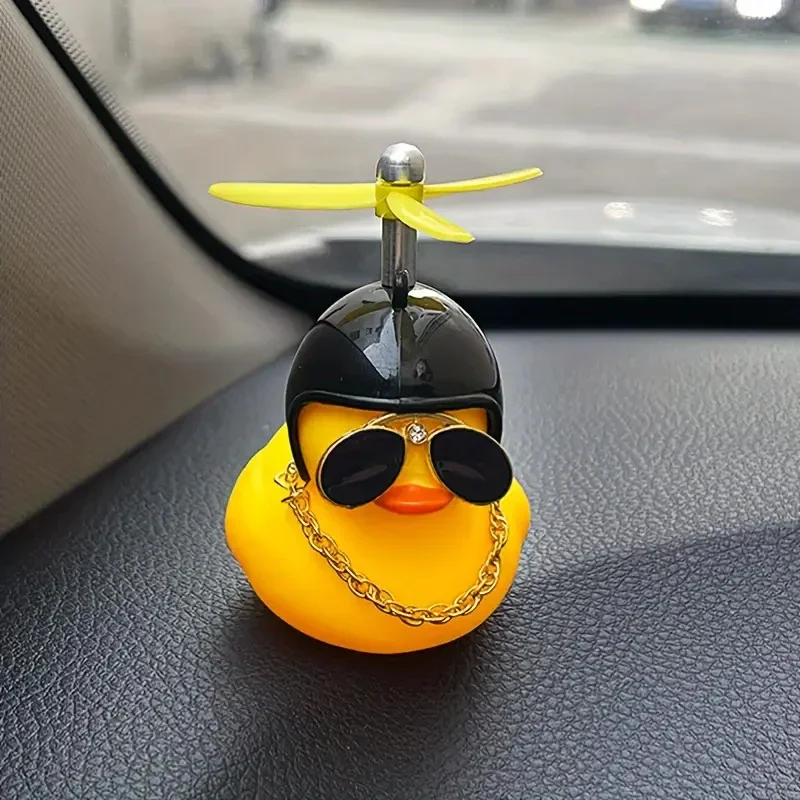 Yellow Duck Design Creative Lovely Car Ornament, Car Dashboard Decoration, Car Interior Decoration Accessories