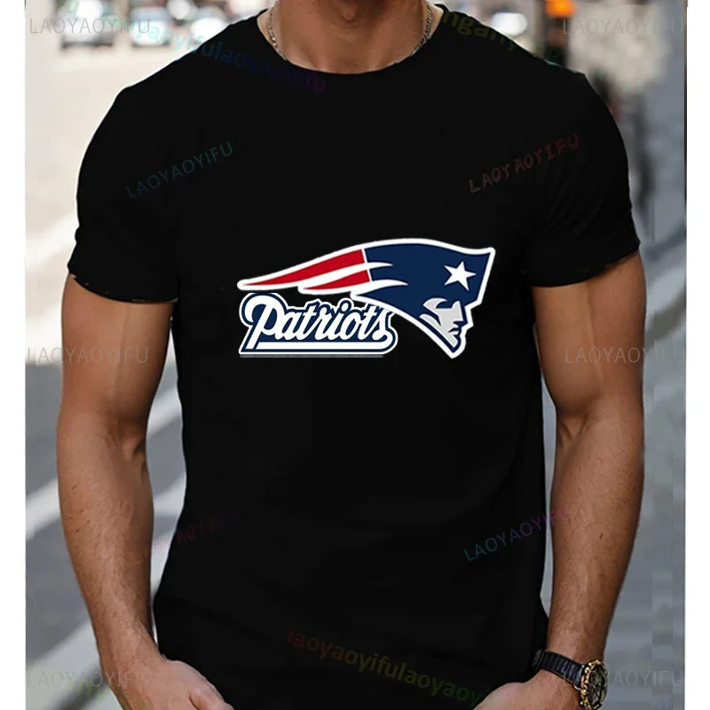-חדש-enclothing-חולצת פטריוטים-חולצת טי-טי 100% גברים נשים בגדים חולצות הלבשה עליונה