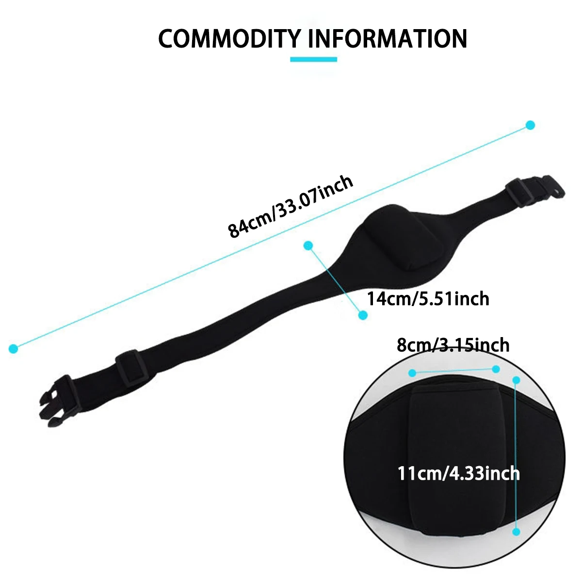 Zwart duikmateriaal Outdoor Running Fitness heuptas, microfoontasbeugel, opbergtas voor mobiele telefoon, 1 heuptas